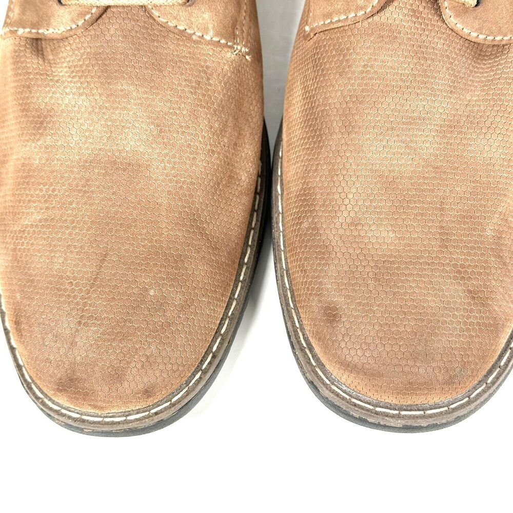 Men's Freeman Dress Shoes Milton Brown Memory Foam Oxford Tie Up Size 9.5M - Picture 5 of 15
